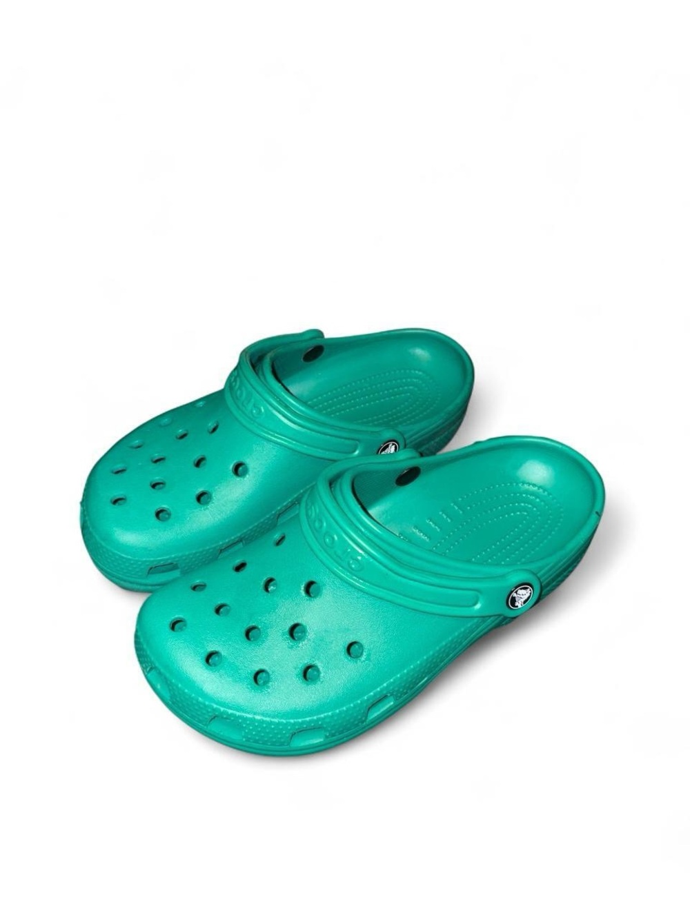 Teal Slip-On Clog Sandals - Comfortable Waterproof Shoes